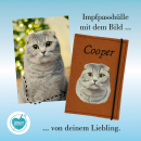A+ Impfpasshülle Katze mit dem Bild von deinem Liebling